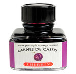 Encre traditionnelle à stylo en flacon 'D' 30ml Larmes de cassis HERBIN