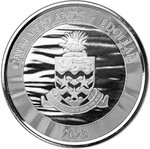 Pièce de monnaie en Argent 1 Dollar g 31.1 (1 oz) Millésime 2023 Cayman Sea Life LOGGERHEAD TURTLE