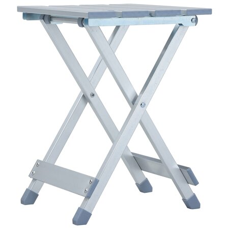 vidaXL Tabouret de camping Aluminium 28x26x39 cm