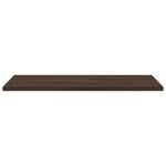 vidaXL Étagères murales 4 Pièces chêne marron 60x40x1 5cm bois ingénierie