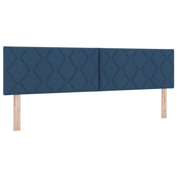 Tête de lit diseño bloc de diamant bleu 180 cm en tissu