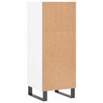 vidaXL Buffet blanc 34 5x32 5x90 cm bois d'ingénierie