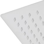 vidaXL Pomme de douche plongeante 2 Pièces Acier inoxydable 20x30 cm