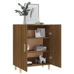 vidaXL Buffet Chêne marron 70x34x90 cm Bois d'ingénierie