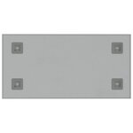 vidaXL Tableau noir magnétique mural Blanc 40x20 cm Verre trempé