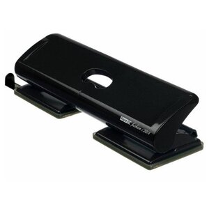Perforateur 4 trous 20 feuilles avec réglette Noir RAPID