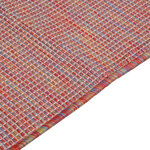vidaXL Tapis à tissage plat d'extérieur 120x170 cm Rouge