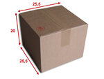 Lot de 500 boîtes carton (n°23) format 255x255x200 mm