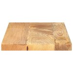 vidaXL Dessus de table 50x30x2 5 cm rectangulaire bois massif manguier