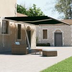 vidaXL Auvent automatique sur pied 500x300 cm Anthracite