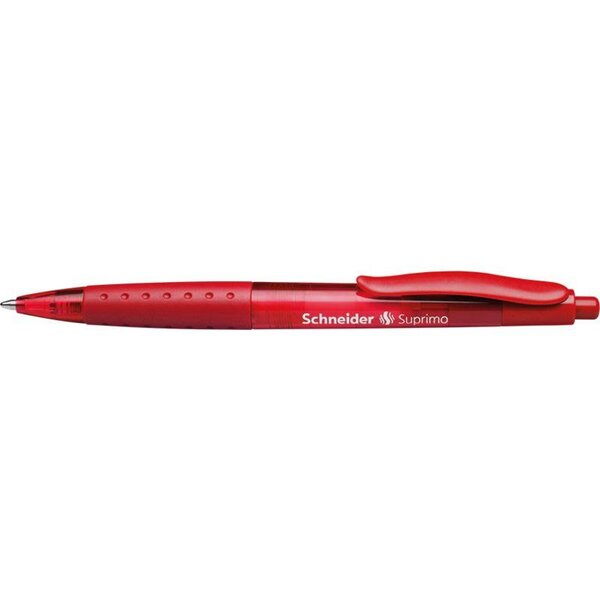 Stylo à bille Suprimo rouge Pte Moyenne rouge SCHNEIDER