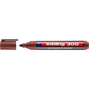 Marqueur Permanent 300 marron 1 5-3 mm EDDING