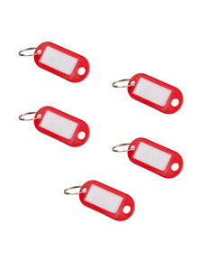 THIRARD - Lot de 5 portes-étiquettes rouge 50x20mm - THIRARD