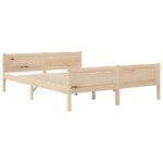 vidaXL Cadre de lit sans matelas bois massif de pin 160x200 cm