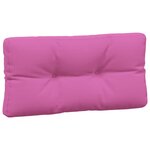 vidaXL Coussins de palette lot de 5 rose tissu