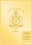 Pièce de monnaie en Argent 10 Dollars g 155.5 (5 oz) Millésime 2024 BATMAN