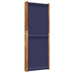 vidaXL Cloison de séparation 4 panneaux bleu foncé 280x180 cm