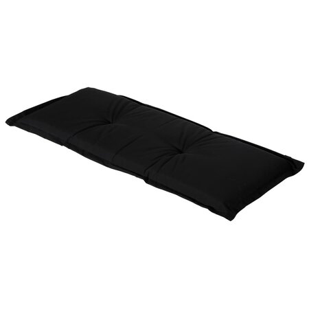 Madison Coussin de banc Panama 150x48 cm Noir