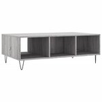 vidaXL Table basse sonoma gris 104x60x35 cm bois d'ingénierie