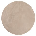 vidaXL Tapis HUARTE à poils courts doux et lavable sable Ø 100 cm