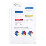 Sachet de 100 pochettes perforées polypropylène lisse 6/100e A4 Cristal x 10 EXACOMPTA