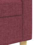 vidaXL Ensemble de canapés 2 Pièces rouge bordeaux tissu