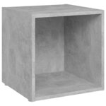 vidaXL Ensemble de meubles TV 6 Pièces Gris béton Bois d'ingénierie
