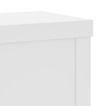 vidaXL Supports pour plantes 2 Pièces blanc 15x15x20 cm bois d'ingénierie
