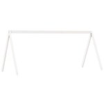 vidaXL Lit superposé avec toit blanc 90x190 cm bois massif de pin