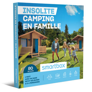 SMARTBOX - Coffret Cadeau Insolite - Camping en famille - Séjour