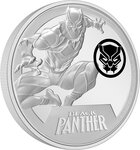 Pièce de monnaie en Argent 2 Dollars g 31.1 (1 oz) Millésime 2023 Marvel Niue BLACK PANTHER