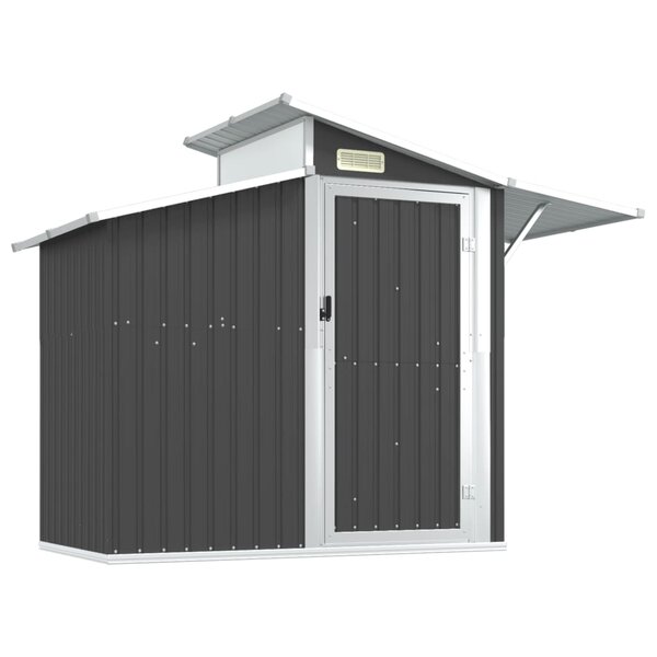vidaXL Abri de jardin Anthracite 270x130x208 5 cm Acier galvanisé