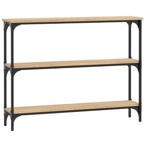 vidaXL Table console chêne sonoma 100x22 5x75 cm bois d'ingénierie