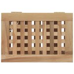 vidaXL Bac à linge 35x25x60 cm bois de teck massif