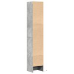 vidaXL Buffet avec LED gris béton 36x32 5x200 cm bois d'ingénierie
