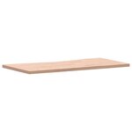 vidaXL Dessus de bureau 100x(45-50)x2 5 cm bois massif de hêtre