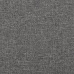 vidaXL Canapé-lit à 2 places gris clair tissu