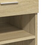 vidaXL Buffet chêne sonoma 80x42 5x93 cm bois d'ingénierie