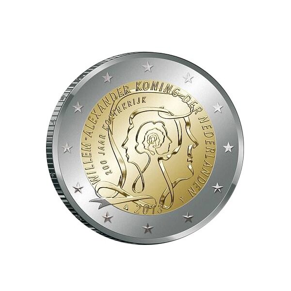 Pièce de monnaie 2 euro commémorative Pays-Bas 2013 – Royaume des Pays-Bas
