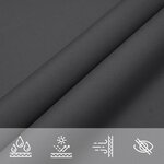 vidaXL Voile de parasol tissu oxford triangulaire 5x5x5 m anthracite