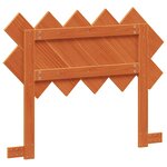 vidaXL Tête de lit cire marron 100 cm bois massif de pin