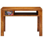 vidaXL bureau 110x50x73 cm en bois massif d'acacia