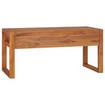 vidaXL Meuble TV 100x40x45 cm Bois de teck