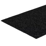 vidaXL Tapis d'escalier autocollants Rectangulaire 15 Pièces 60x25cm Noir