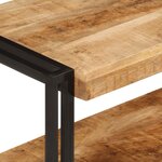 vidaXL Meuble TV 140x30x40 cm bois massif de manguier