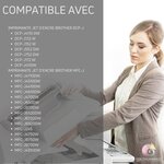 123CONSOMMABLES - LC123 - Cartouches Compatibles avec Brother LC123XL pour Imprimante DCP-J132W J152W J172W J552DW J752DW J4110DW MFC-J245 J6520DW J6720DW (3 Noir / 3 Cyan / 3 Magenta / 3 Jaune)