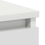 vidaXL Bureau Blanc 90x45x76 cm Bois d’ingénierie