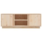 vidaXL Meuble TV 110x35x40 5 cm Bois de pin massif