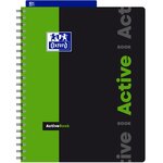 Cahier ACTIVEBOOK PP Intercalaire 160 pages 90g A4+ Lignée 7mm Coloris Aléatoire OXFORD