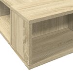 vidaXL Cadre de lit chêne sonoma 180x200 cm bois d'ingénierie